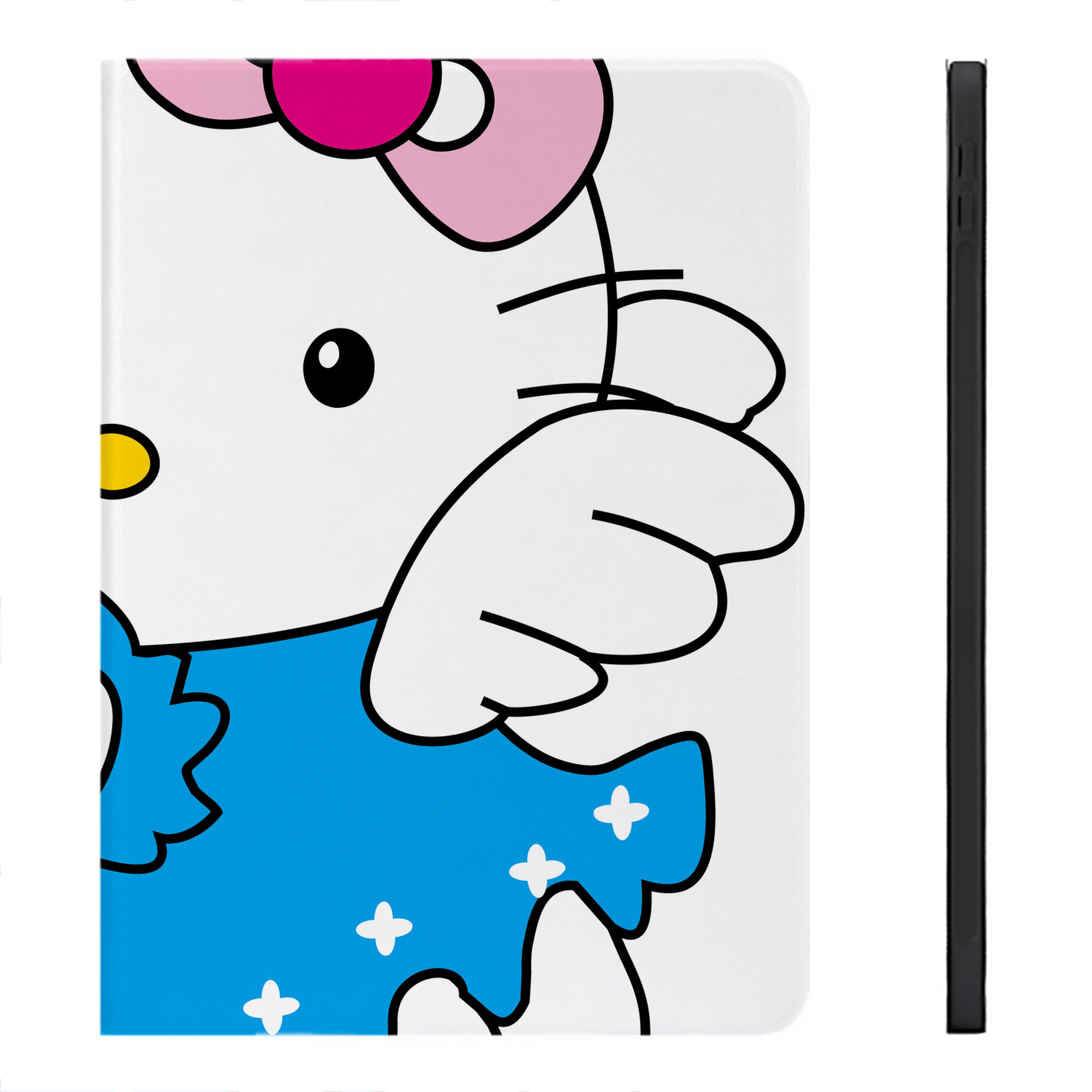 （画像用） Hello Kitty ハローキティ IPadケース ペンホルダー付き ブックスタイルデザイン